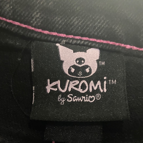 Kuromi Sanrio denim shorts size 1 - Picture 4 of 5